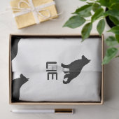 duitse herder leven met silhouet tissuepapier (Geschenk)