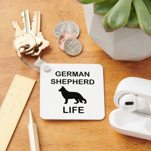 Duitse herder leven sleutelhanger (Bureau)