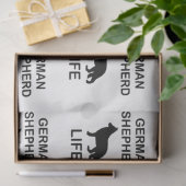 Duitse herder leven tissuepapier (Geschenk)
