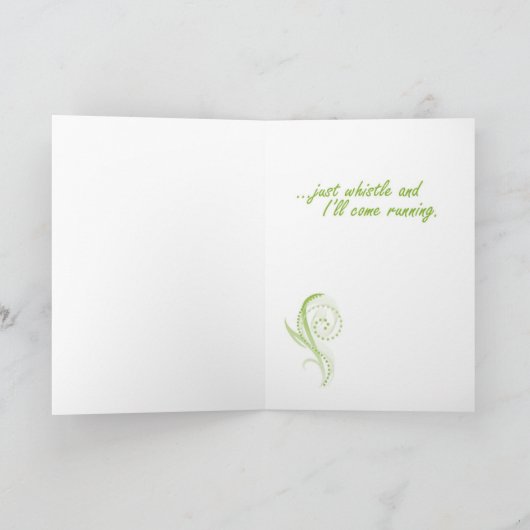 Duitse Herder Liefde & Steun Kaart (Binnen)