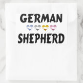 Duitse herder liefde Stickers (Tas)