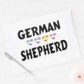 Duitse herder liefde Stickers (Envelop)