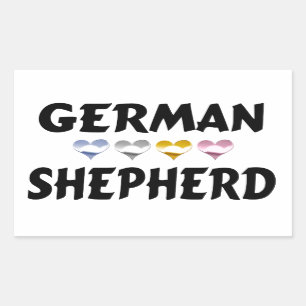 Duitse herder liefde Stickers