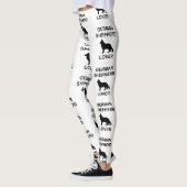 Duitse herder liefhebber leggings (Links)