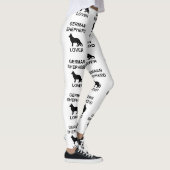 Duitse herder liefhebber leggings (Rechts)