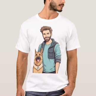 Duitse herder liefhebber trendy T-shirt