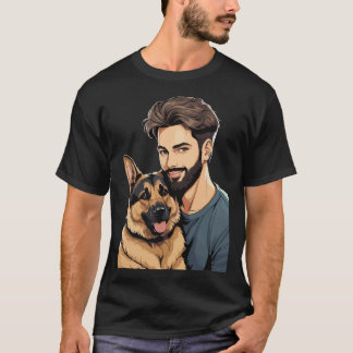 Duitse herder liefhebber trendy T-shirt