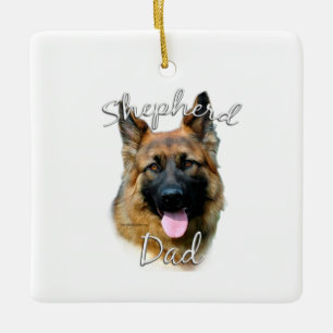 Duitse herder (longhair) Pa 2 Keramisch Ornament