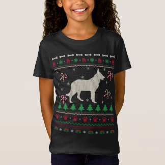 Duitse Herder Lover Xmas Lelijke Duitse Herder CH T-shirt