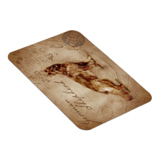 duitse herder magnet magneet (Rechterzijde)