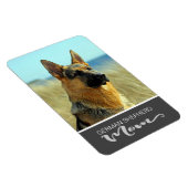 Duitse herder mam invoegen van uw hond foto magneet (Rechterzijde)