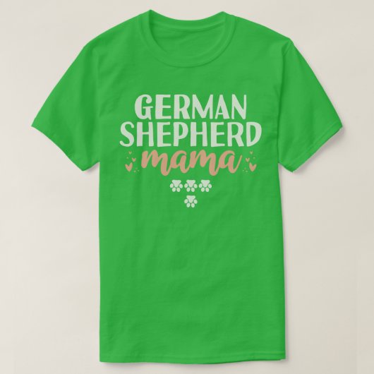 Duitse herder mama cadeau t-shirt (Design voorkant)