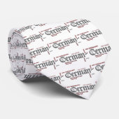 Duitse herder mashup stropdas (Opgerold)