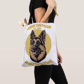 Duitse Herder Meer Dan Een Hond Trouw Dapper Intel Tote Bag (Dichtbij)