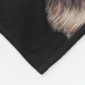 Duitse herder met Amerikaanse vlag Onafhankelijkhe Fleece Deken (Hoek)