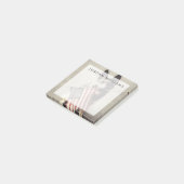 Duitse herder met Amerikaanse vlag Post-it® Notes (Schuin)