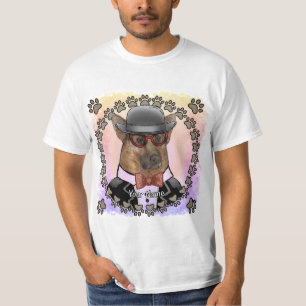 Duitse Herder met Bril T-shirt