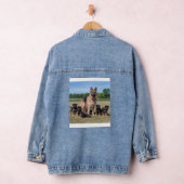  Duitse herder met Schattige Puppies Denim Jacket (Hangar)