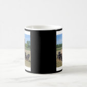 Duitse herder met Schattige Puppies Koffiemok (Center)