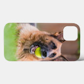Duitse herder met Tennis Ball Case-Mate iPhone Case (Achterkant (horizontaal))
