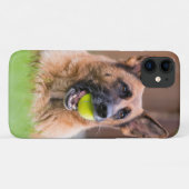 Duitse herder met Tennis Ball Case-Mate iPhone Case (Achterkant (horizontaal))