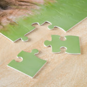 Duitse herder met Tennis Ball Legpuzzel (Zijkant)