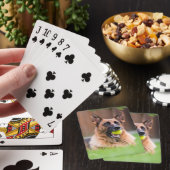 Duitse herder met Tennis Ball Pokerkaarten (Insitu)