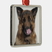 Duitse herder metalen ornament (Rechts)