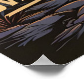 duitse herder moed bij zonsondergang poster (Hoek)