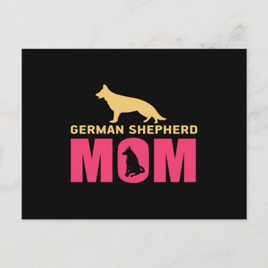 Duitse herder Moeder Briefkaart (Voorkant)