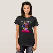 Duitse Herder Moeder Hond Eigenaar Moederdag T-shirt (Voorkant volledig)