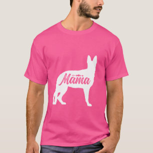 Duitse herder Moederdag hondeneigenaar familie Bes T-shirt