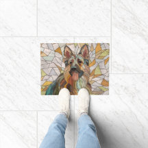 Duitse herder - Mozaïek kunst