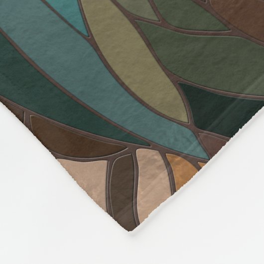 Duitse herder - Mozaïek kunst Fleece Deken (Hoek)