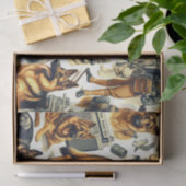  Duitse herder naadloos Tissuepapier (Geschenk)