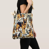  Duitse herder naadloos Tote Bag (Dichtbij)