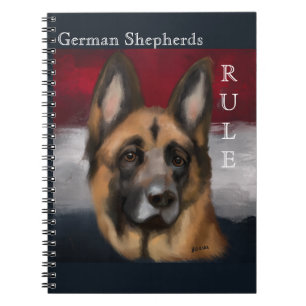 DUITSE HERDER    NOTITIEBOEK
