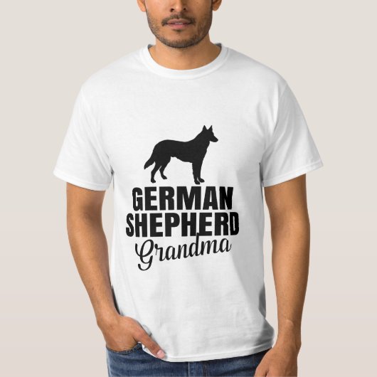 Duitse herder oma t-shirt (Voorkant)