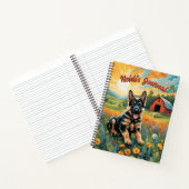 Duitse Herder op een Ranch Journal Notitieboek (Binnen)