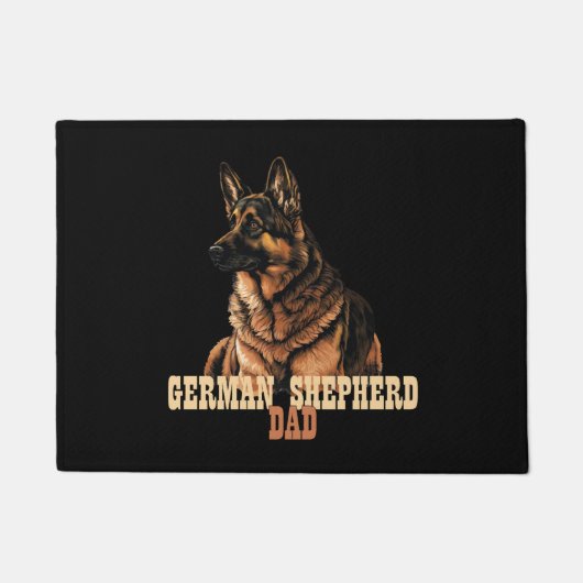 Duitse herder papa, GSD eigenaar papa Deurmat (Voorkant)