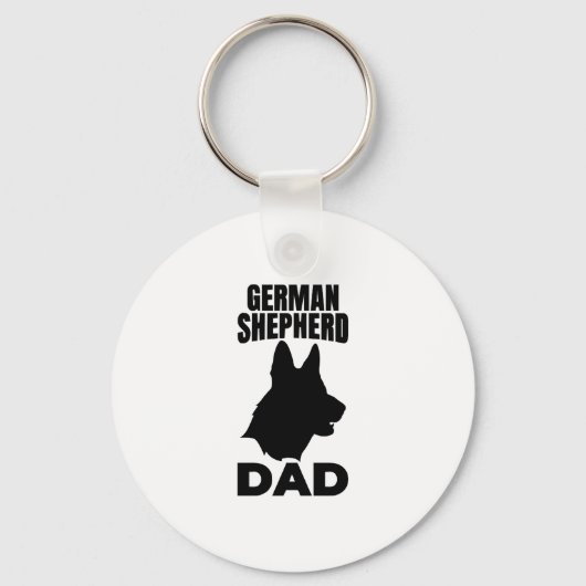 Duitse Herder Papa Sleutelhanger (Voorkant)