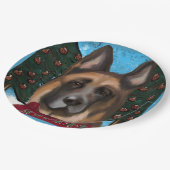 Duitse Herder  Papieren Bordje (Gekanteld)