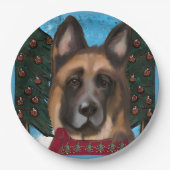 Duitse Herder  Papieren Bordje (Voorkant)