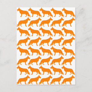 Duitse Herder Patroon Briefkaart