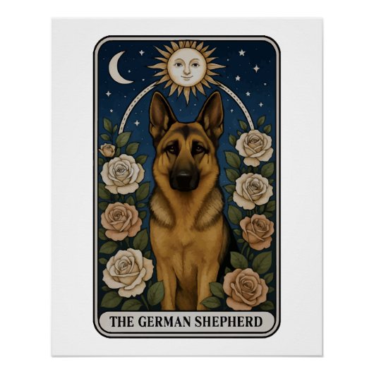 Duitse Herder Perfect Poster (Voorkant)