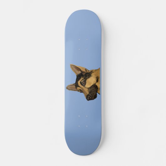 Duitse herder persoonlijk skateboard (Voorkant)