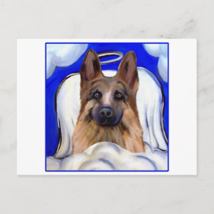 Duitse Herder PET ENGEL Briefkaart