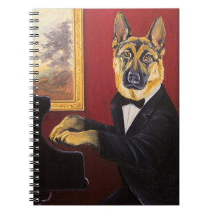 Duitse herder   Piano Waltz Notitieboek