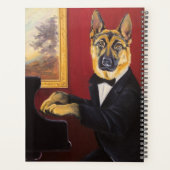 Duitse herder | Piano Waltz Planner (Achterkant)
