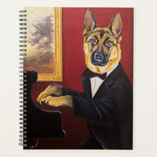Duitse herder | Piano Waltz Planner (Voorkant)